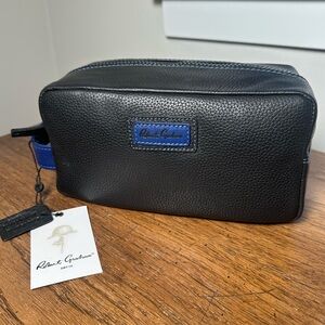 Robert Graham Leather toiletry bag